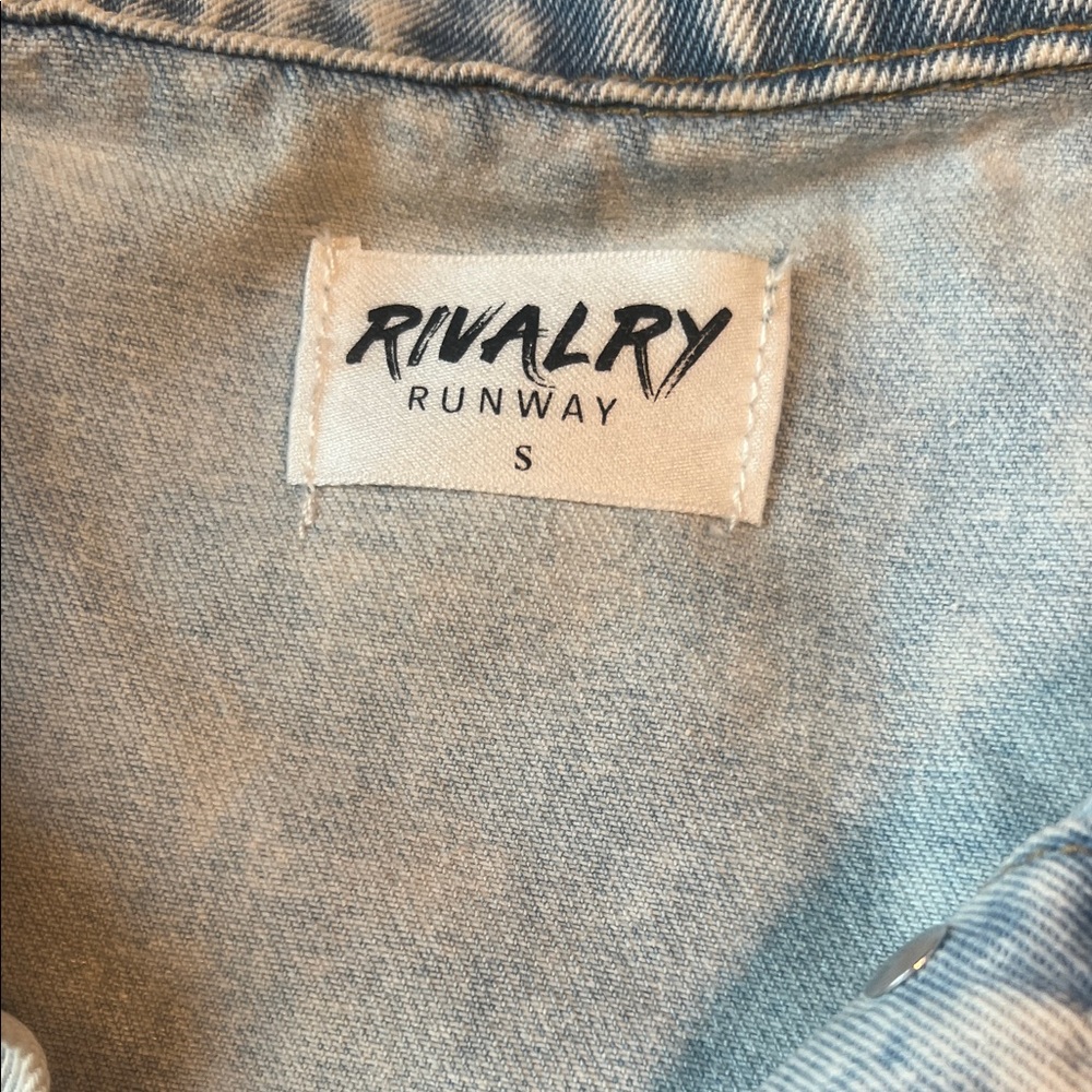 Rivalry Threads Light Blue Jean Jacket - image 2